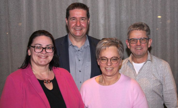 Das wiedergewählte Vorstandsteam der SPÖ Natternbach (Foto: SPÖ Natternbach)