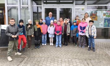 Volksschüler aus St. Thomas zu Gast beim Bürgermeister