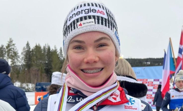 Gold für Katharina Gruber bei der Junioren-WM (Foto: privat)