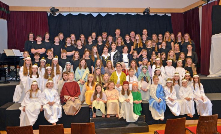 Die Laudate Kids brachten das Musical "Hiob" auf die Waizenkirchner Bühne. (Foto: Josef Pointinger)