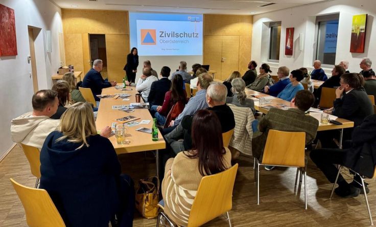 Zivilschutz-Vortrag in Alkoven (Foto: OÖVP Alkoven)