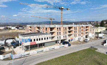 Gleichenfeier für Wohnbauprojekt in Alkoven