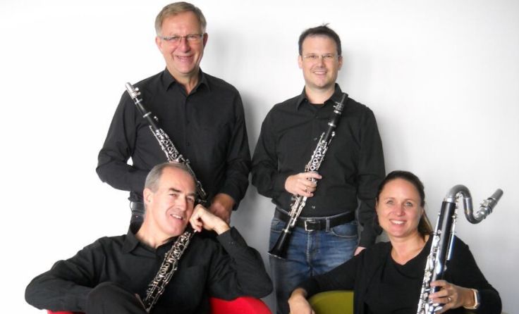Das Klarinettenquartett "Air-O-flott" tritt im Institut Hartheim auf. (Foto: Air-O-flott)
