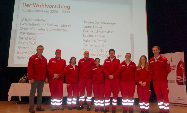 Der neue Ortsstellenausschuss des Roten Kreuzes Eferding (Foto: RK Eferding)