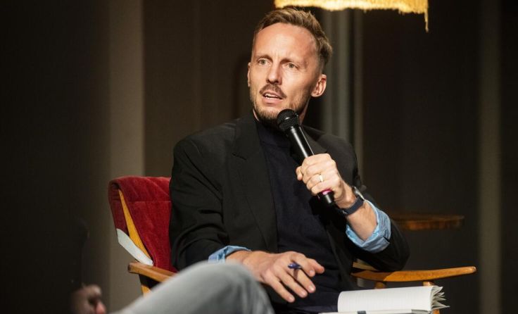 Michal Hvorecký präsentiert in Eferding sein Buch "Dissident". (Foto: Richard Kohler)
