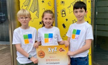 Alkovener Volksschüler beim Leseolympiade-Landesfinale