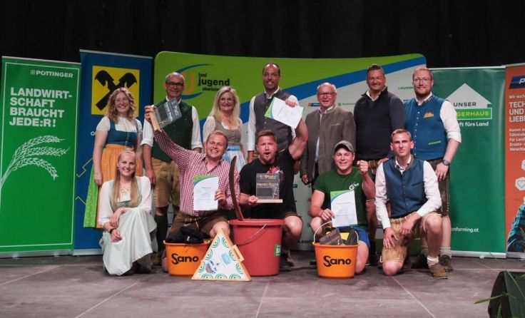 Bühne frei für die Stockerlplätze der Herren Profis (Foto: Landjugend Oberösterreich)