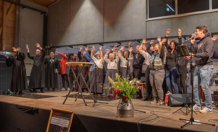 Weibern erinnerte an 400 Jahre Bauernkrieg. (Foto: Markus Duschek)