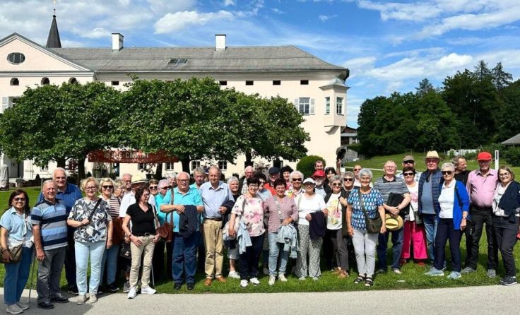 Der Ausflug führte den Seniorenbund Pupping auch zum Stift Ossiach. (Foto: Seniorenbund Pupping)