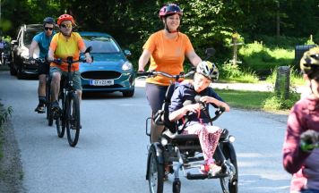 Institut Hartheim veranstaltete gemeinsamen Radtag