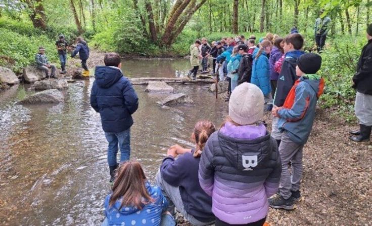 Erste Klassen: Lebensraum Trattnach (Foto: MS Hofkirchen)