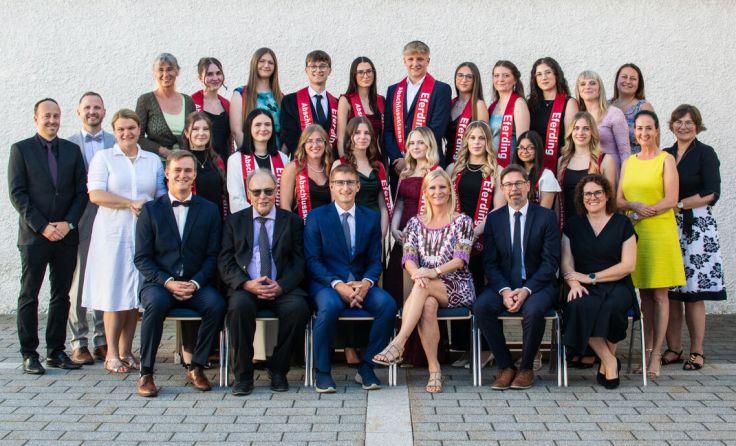 Die Absolventen der Klasse 5AK (Foto: BHAK/BHAS Eferding)