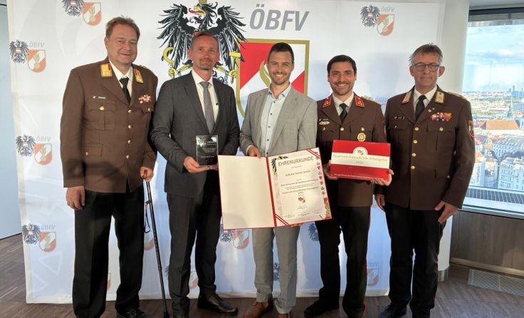 AGRANA erhielt einen Award für die Unterstützung der Feuerwehren. (Foto: AGRANA)