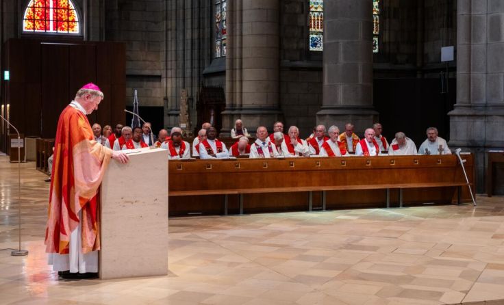 Dankgottesdienst mit Weihejubilaren (Foto: Diözese Linz/Johannes Kienberger)