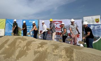 Spatenstich für neue Krabbelstube in Scharten