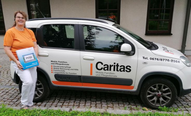 Teamleiterin Karin Mitterlehner sucht Verstärkung. (Foto: Caritas)