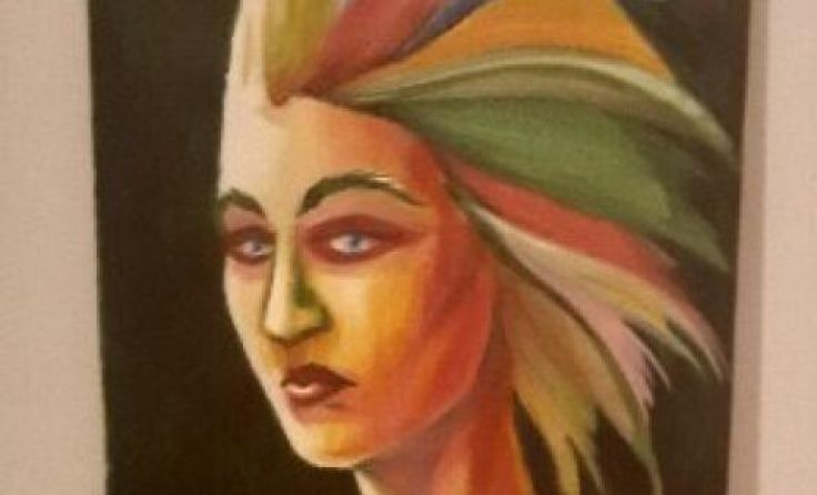"Frauenportrait" von Michaela Secklehner. (Foto: Secklehner)