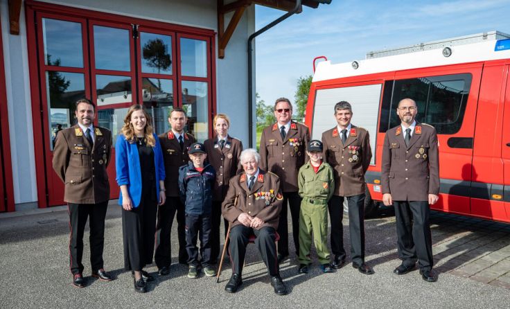 Familie Hackl (FF Pürach) (Foto: BKA)