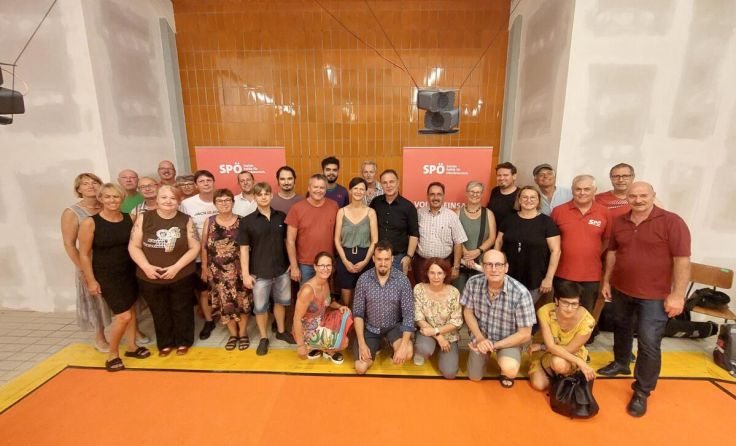 Die Delegation aus dem Bezirk Perg (Foto: SPÖ Perg)