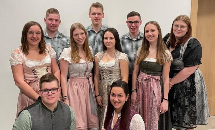 Der neue Vorstand der Landjugend LSL (Langenstein-St. Georgen/G-Luftenberg). (Foto: Landjugend LSL)