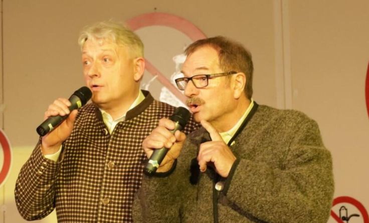 Die Sänger der Naarner Liedertafel beim“ Bunten Abend“ vom Vorjahr. (Foto: Liedertafel Naarn)