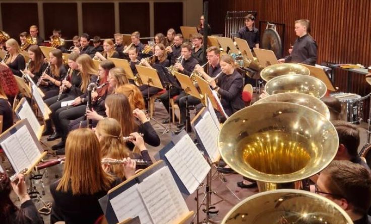 Das Orchester begeisterte das Publikum. (Foto: Blasmusikverband Bezirk Perg)
