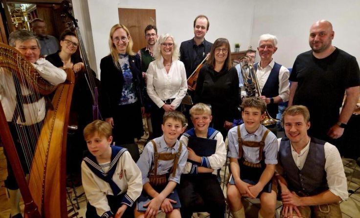 Gemeinsam wurde musiziert. (Foto: Marktgemeinde Luftenberg)