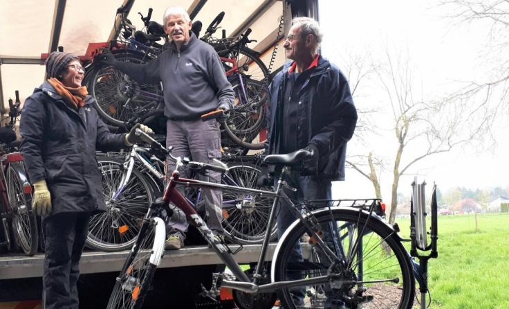 In Braunau konnten 110 Fahrräder für Burkina Faso gesammelt werden. (Foto: IEW)