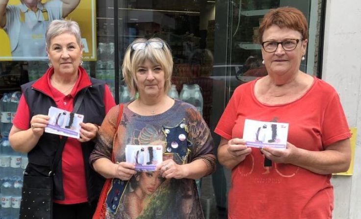 Die SPÖ Stadtfrauen informierten die Braunauerinnen zum Equal Pension Day. (Foto: SPÖ)