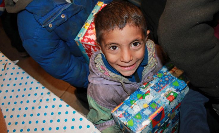 Kindern in Rumänien eine Freude machen (Foto: Gerti Holzer)