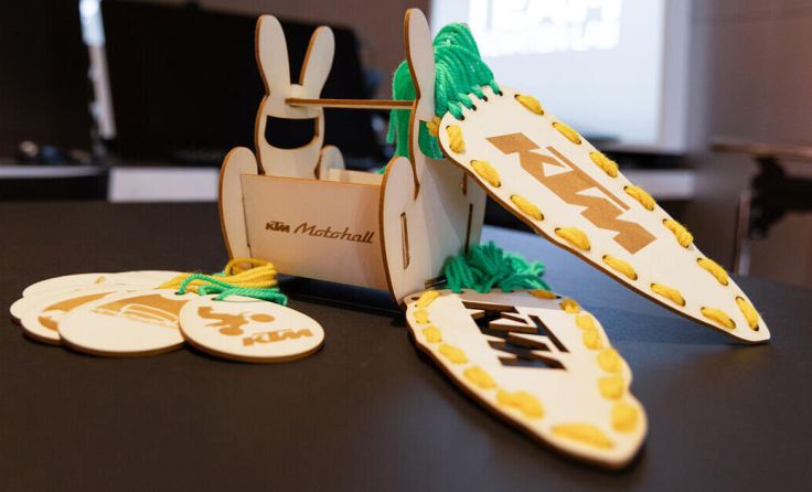 Im Innovation Lab wird zu Ostern fleißig designt und gebastelt. (Foto: Sophie Weichenberger)