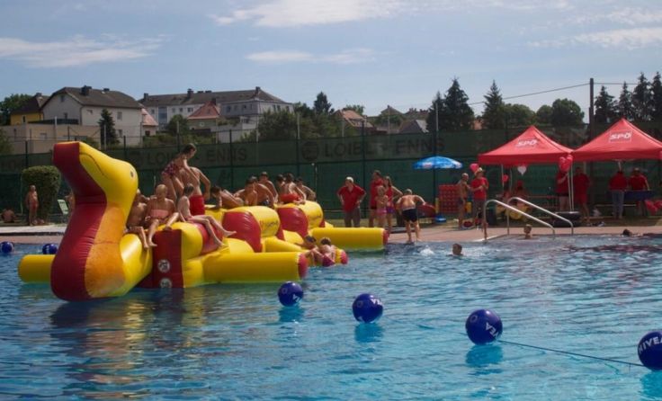 Das Wassermobil der Kinderfreunde wird für reichlich Abkühlung sorgen. (Foto: Kinderfreunde Enns)