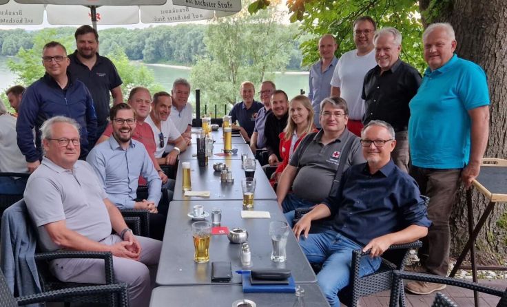 Beim sechsten Wilheringer Blaulichtstammtisch wurde es Griechisch. (Foto: Kurt Diesenreither)