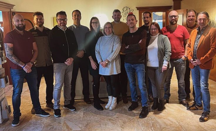 Gemeinderatsteam der FPÖ beim Mitgliederbrunch im neuen Jahr (Foto: FPÖ Pucking)