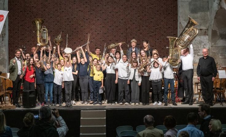 Jungmusiker spielten in der Wilheringer Stiftsscheune (Foto: Ronald Habermann)