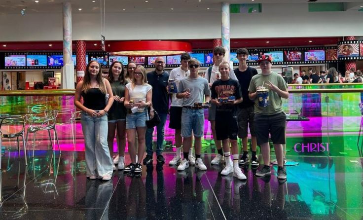 Puckinger Jugendlich zu Besuch im Kino (Foto: Altof/Heinisch)