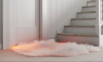 Kinderspielzeug fängt Feuer: Mutter flüchtet mit Baby vor Flammen