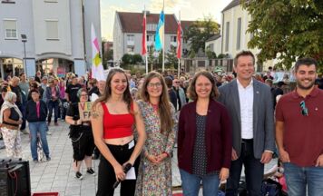 Gemeinsame Demo gegen Rechts in Simbach