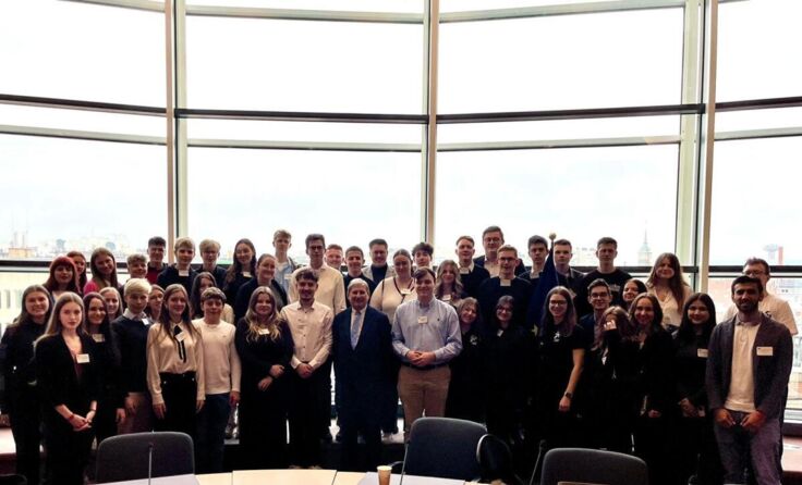 Linzer Schüler in Brüssel (Foto: Landesschülervertretung OÖ)