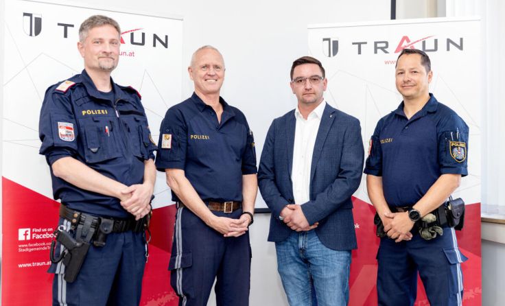 Stadt Traun kämpft gegen Raser. (Foto: Stadtarchiv Traun)