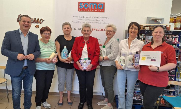 Die Goldhaubengruppe Ansfelden spendet regelmäßig. (Foto: Pressereferat Ansfelden)