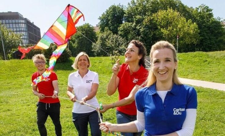 Caritas informiert über Sozialberufe. (Foto: Hermann Wakolbinger)
