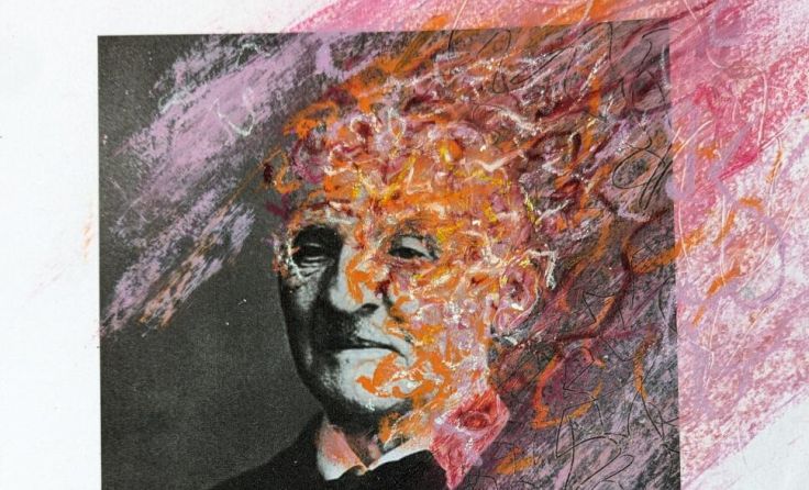 Anton Bruckner pink interpretiert von Sieglinde Priglinger. (Foto: Sieglinde Priglinger)