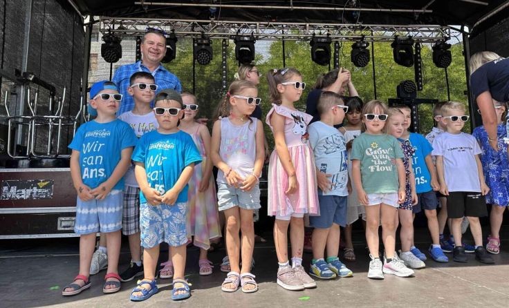 Auftritt vom Kindergarten (Foto: Stadtgemeinde Ansfelden)
