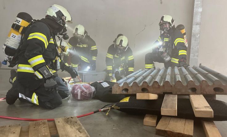 Die Feuerwehr reagierte schnell. (Foto: Stadt Linz)