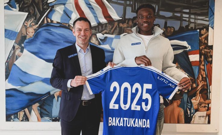 Elias Bakatukanda wird die Defensive verstärken. (Foto: FC Blau-Weiß Linz)