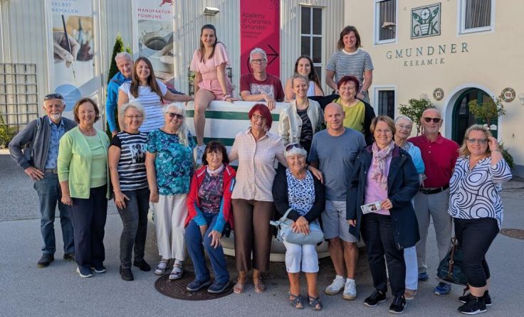 Die Chormitglieder beim Gmunden-Ausflug. (Foto: Singverein Enns 1919)