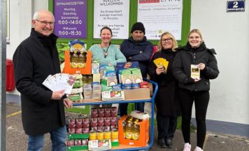 ÖVP Enns unterstützt Sozialmarkt mit Spenden