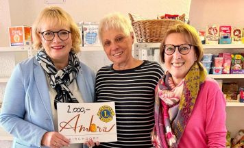 Lions unterstützen Kirchdorfer Lebensmittelladen mit 2.000 Euro