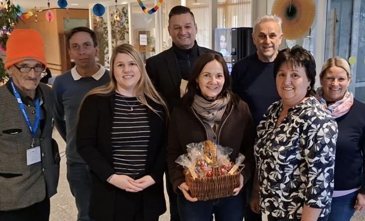 Beim Besuch im Rieder Seniorenheim (Foto: FPÖ Kirchdorf)